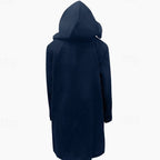 Elijah | Men's Hooded Long Wool Duffle Coat