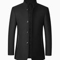 Nathan | Gabardina de Lana con Cuello Alto para Hombre