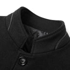 Nathan | Gabardina de Lana con Cuello Alto para Hombre