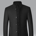 Nathan | Gabardina de Lana con Cuello Alto para Hombre