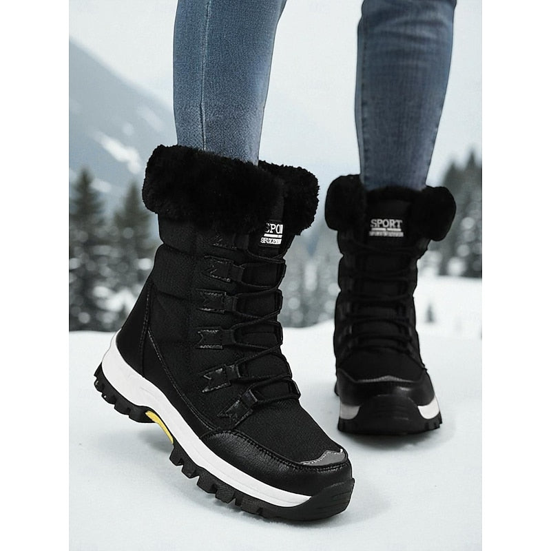 Annabel | Botas de invierno con borde de pelo